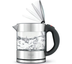 SAGE  by Heston Blumenthal Compact Pure BKE395UK Jug Kettle - Stainless Steel & Glass